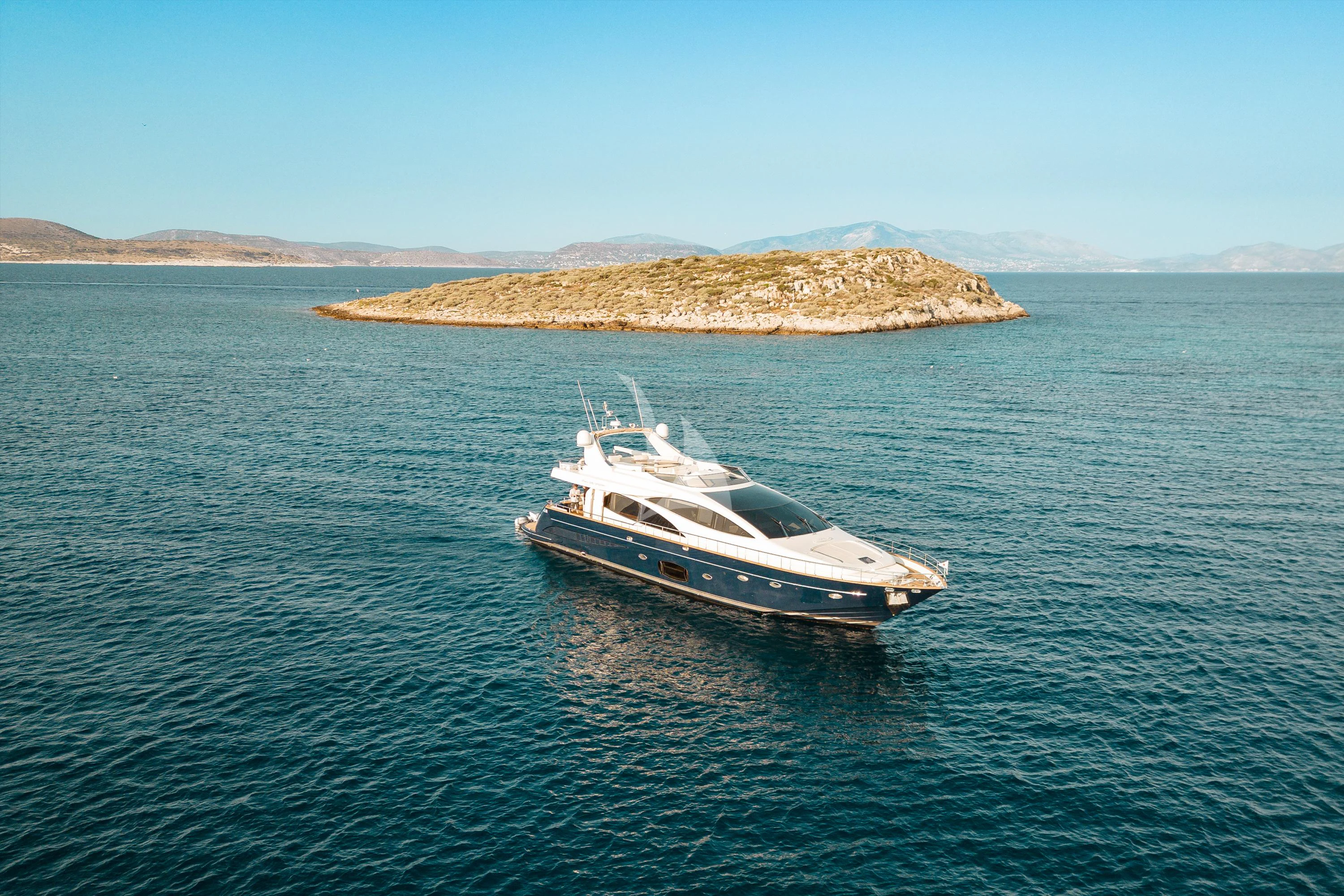 a boat in the water aboard ANLIA Yacht for Sale