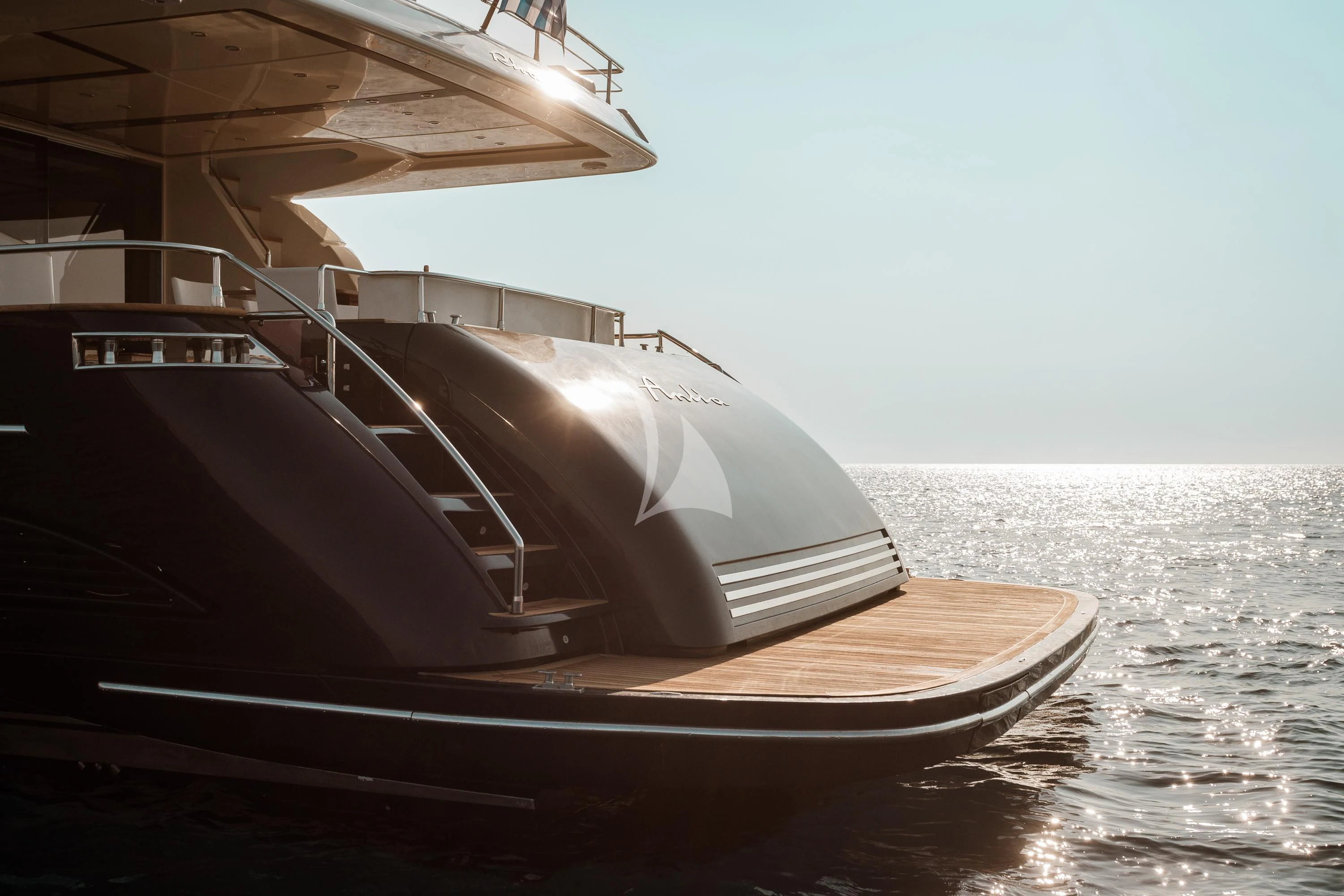 a boat on the water aboard ANLIA Yacht for Sale