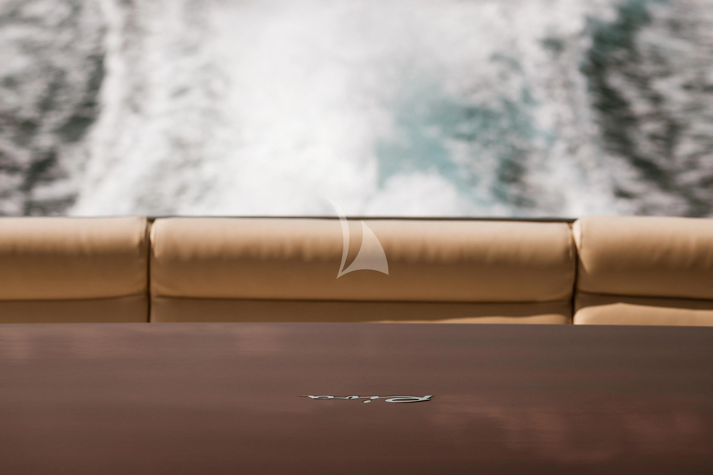 a wooden boat on a body of water aboard ANLIA Yacht for Sale