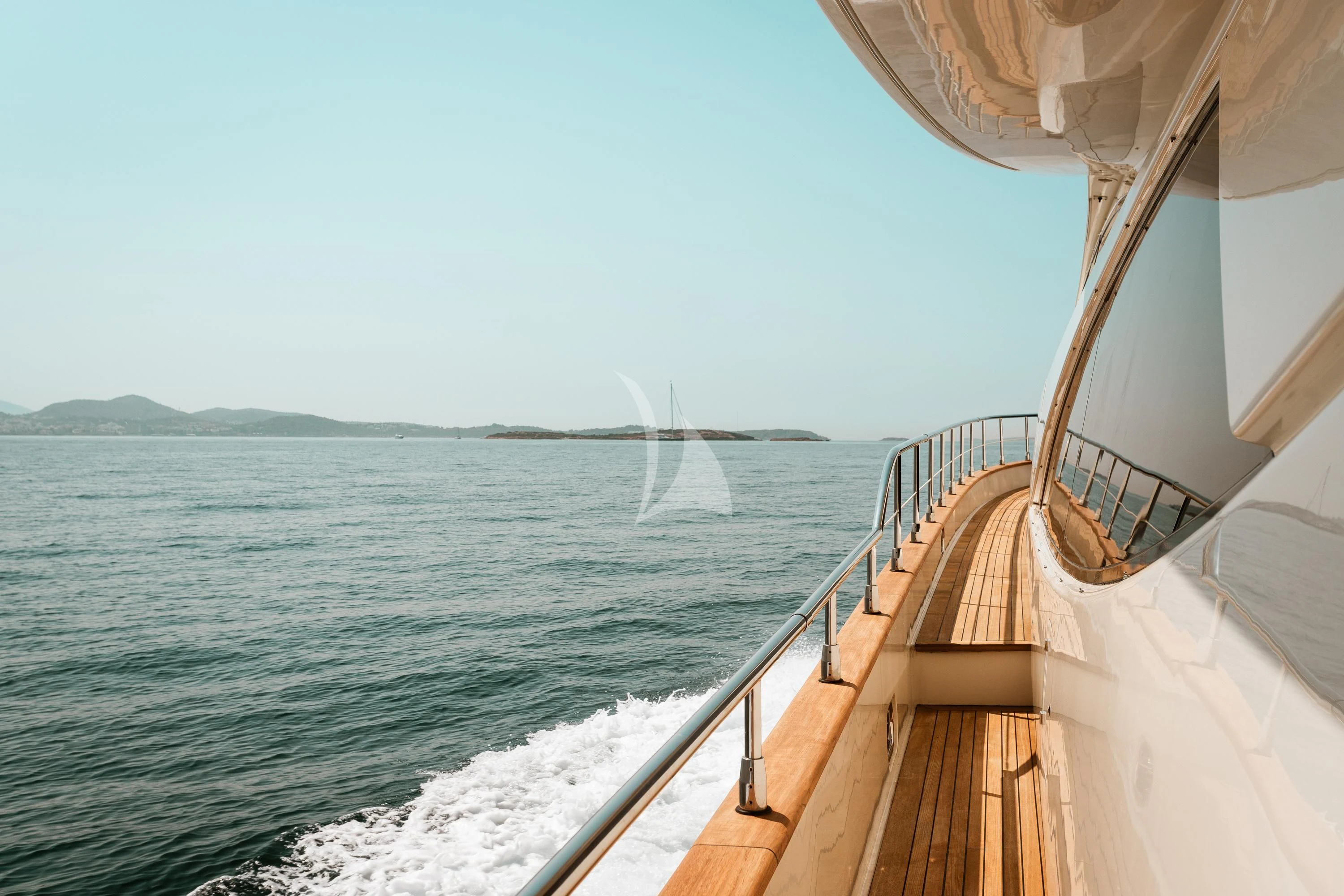 a boat on the water aboard ANLIA Yacht for Sale