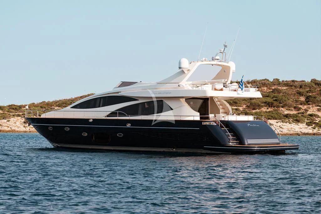 a boat on the water aboard ANLIA Yacht for Sale