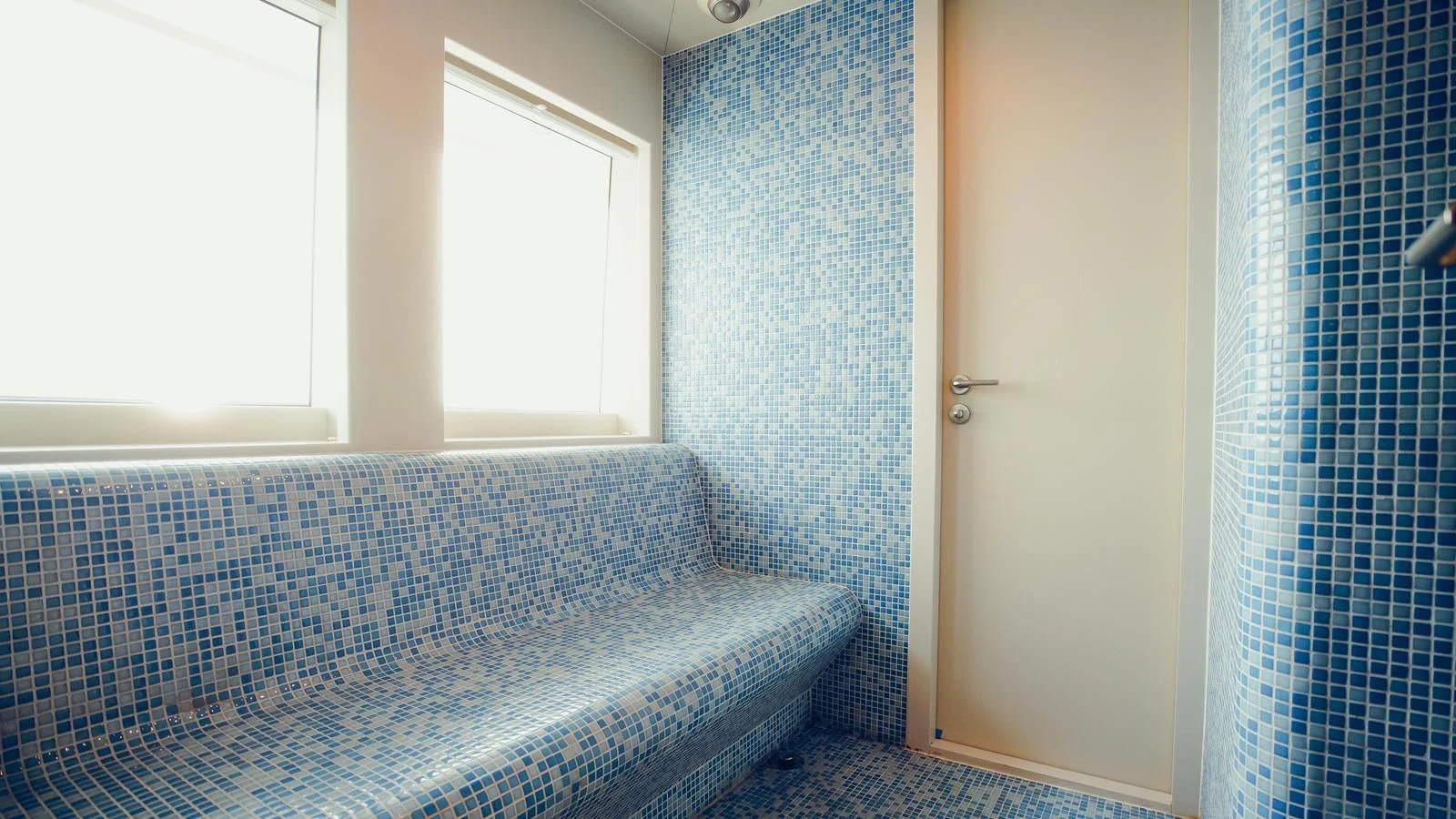 a bed in a room aboard TATIANA I Yacht for Sale