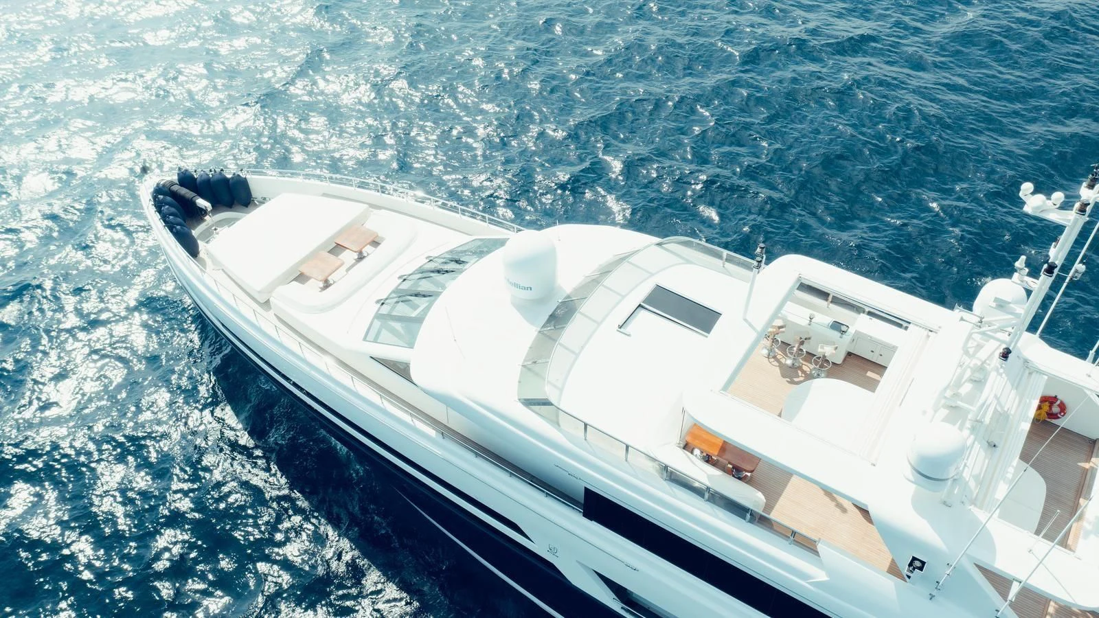 a boat on the water aboard TATIANA I Yacht for Sale