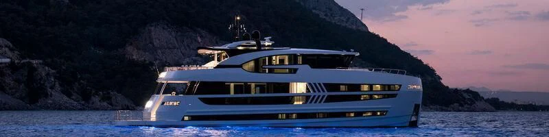 a boat on the water aboard SANDRO Yacht for Sale