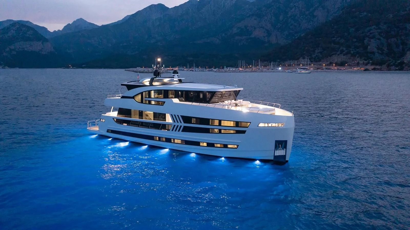 a boat on the water aboard SANDRO Yacht for Sale