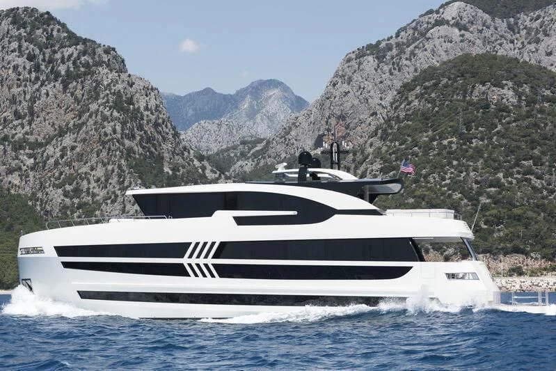 a boat on the water aboard SANDRO Yacht for Sale
