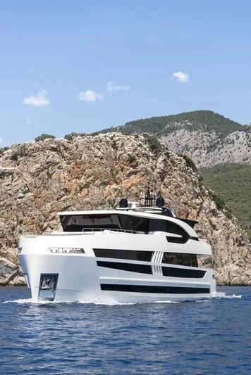a boat on the water aboard SANDRO Yacht for Sale