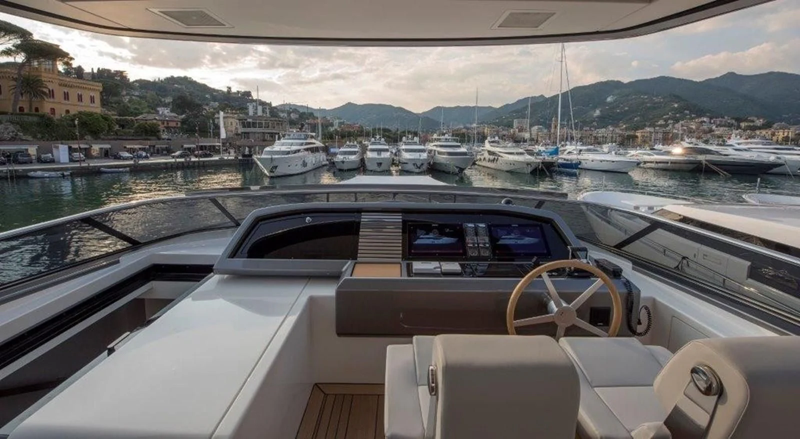 the inside of a boat aboard SEN Yacht for Sale