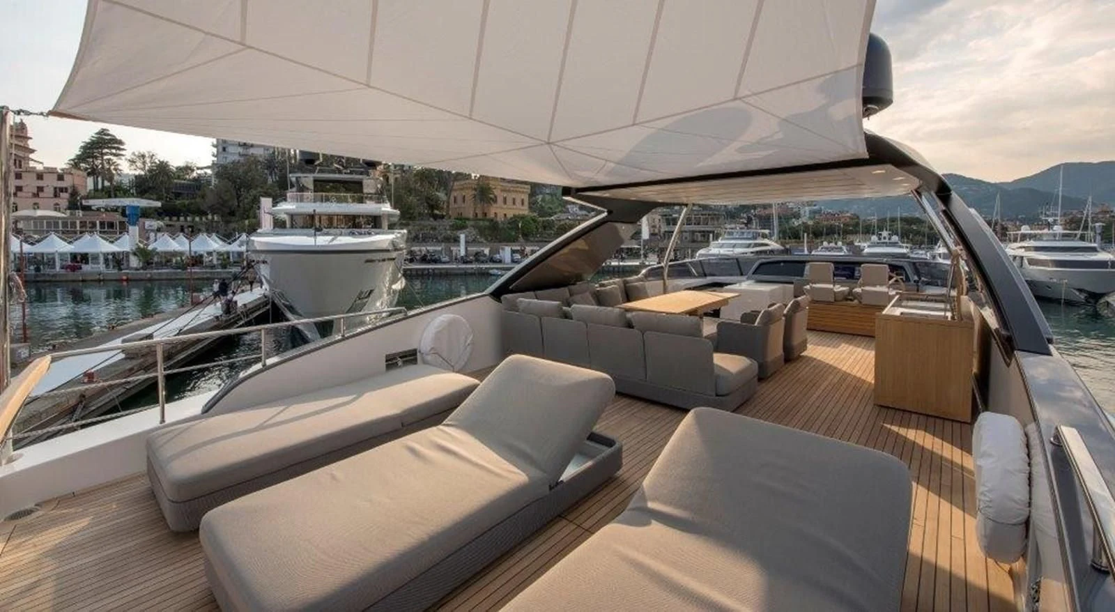 a boat on the water aboard SEN Yacht for Sale