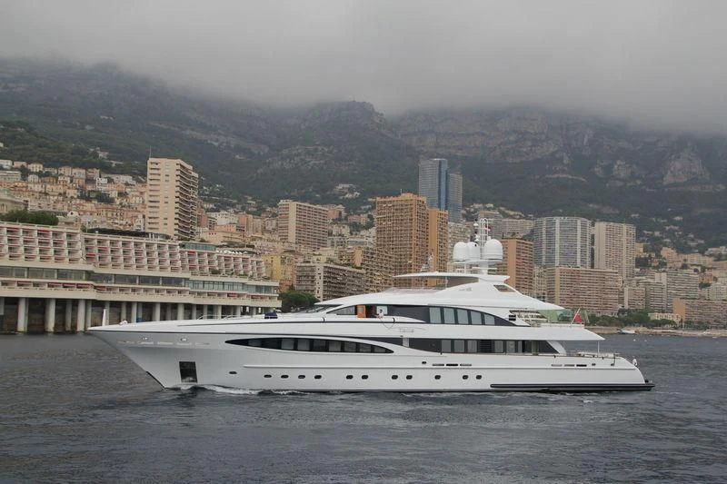 a boat on the water aboard YALLA Yacht for Sale