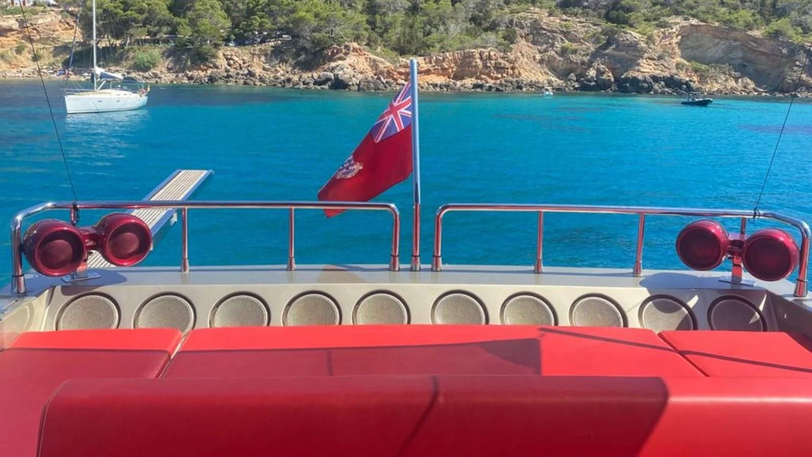 a boat on the water aboard ELIZAVETA Yacht for Sale