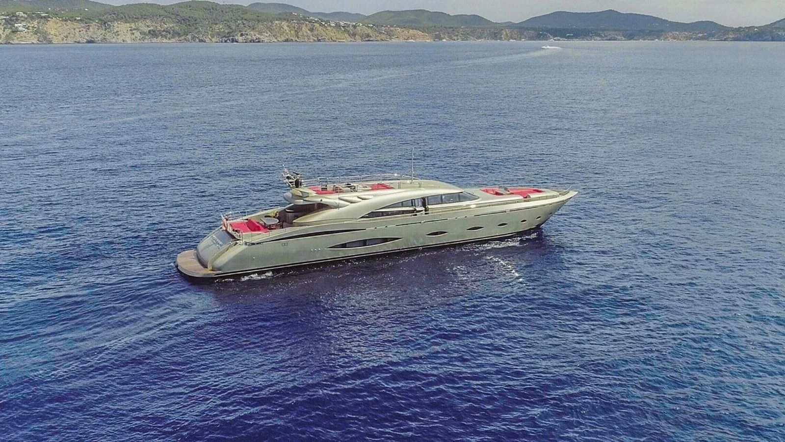 a boat in the water aboard ELIZAVETA Yacht for Sale