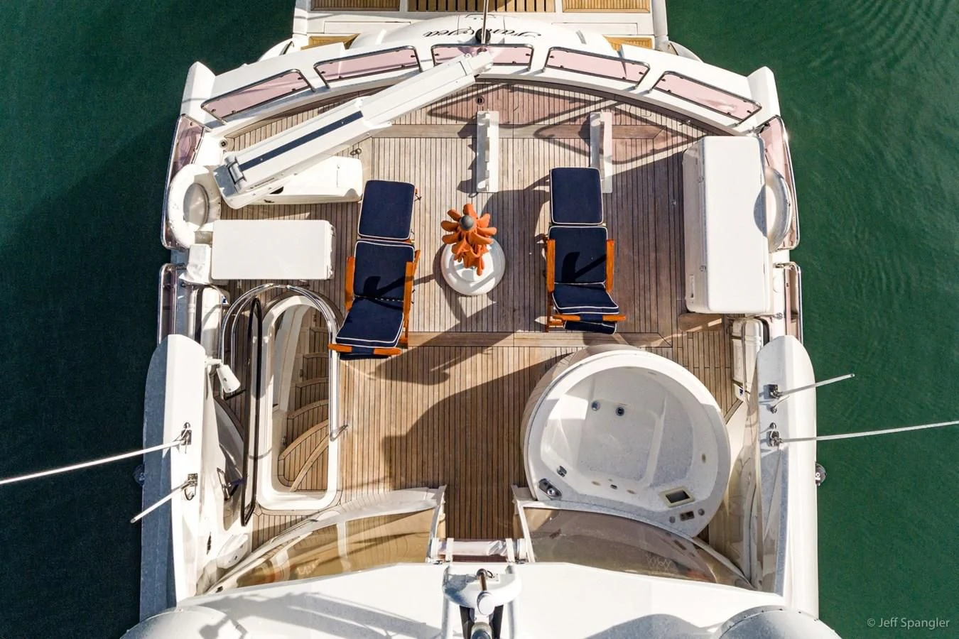 a white and black object with wires aboard NAKOA Yacht for Sale