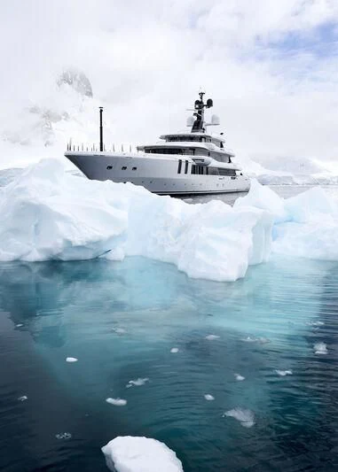 a boat in the water aboard INFINITE JEST Yacht for Sale