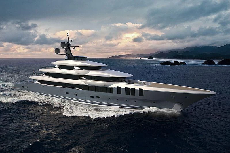 a boat on the beach aboard INFINITE JEST Yacht for Sale