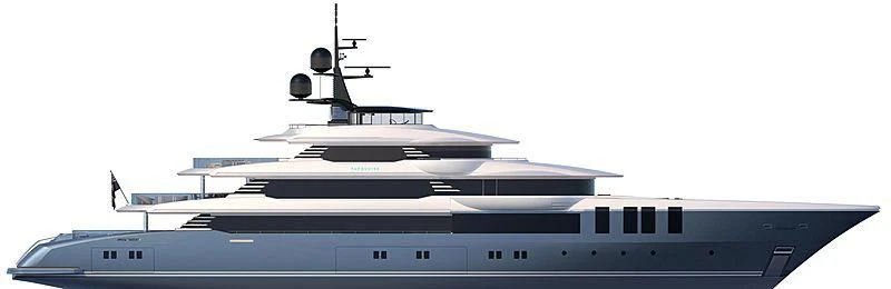 a large white ship aboard INFINITE JEST Yacht for Sale