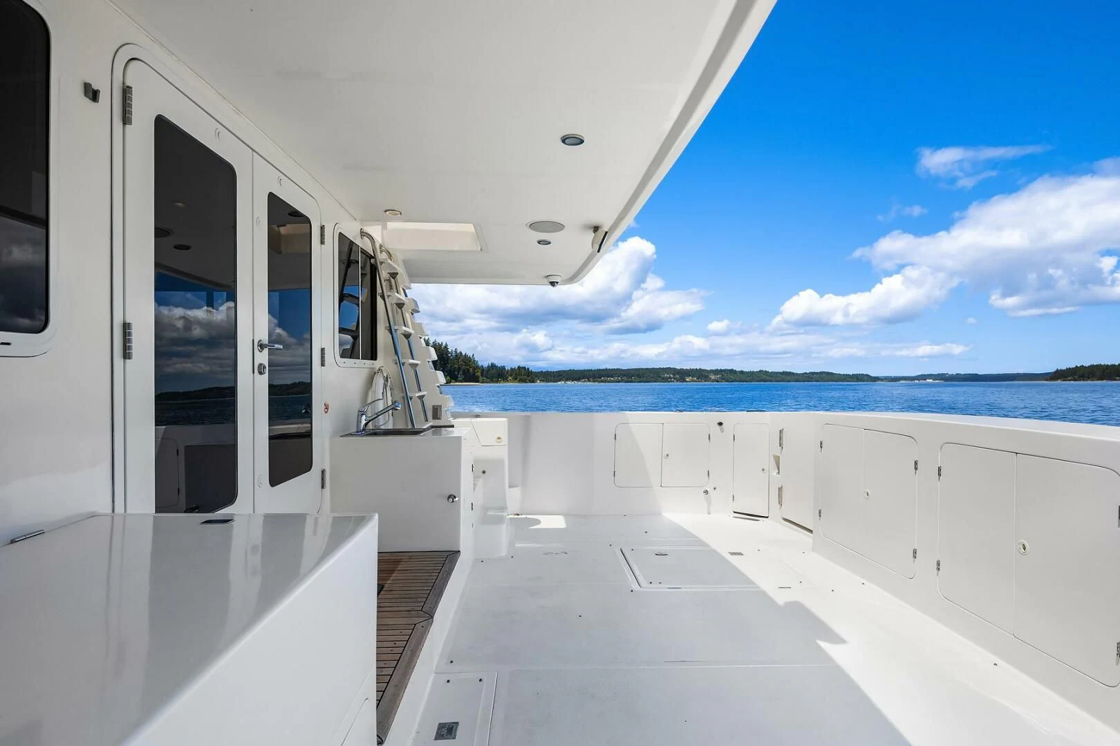 a boat on the water aboard QUE SA-RAH SA-RAH Yacht for Sale
