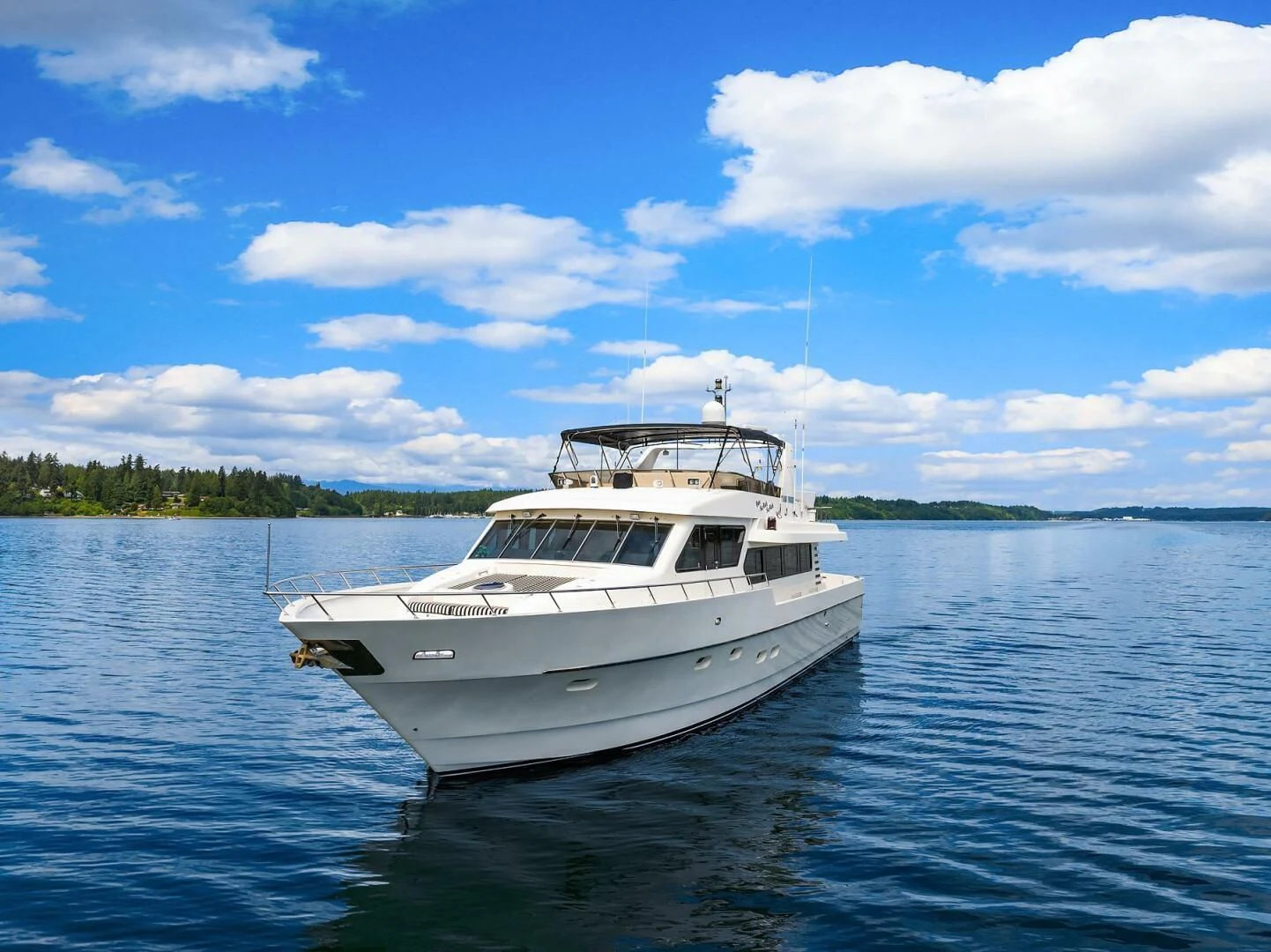 a boat on the water aboard QUE SA-RAH SA-RAH Yacht for Sale