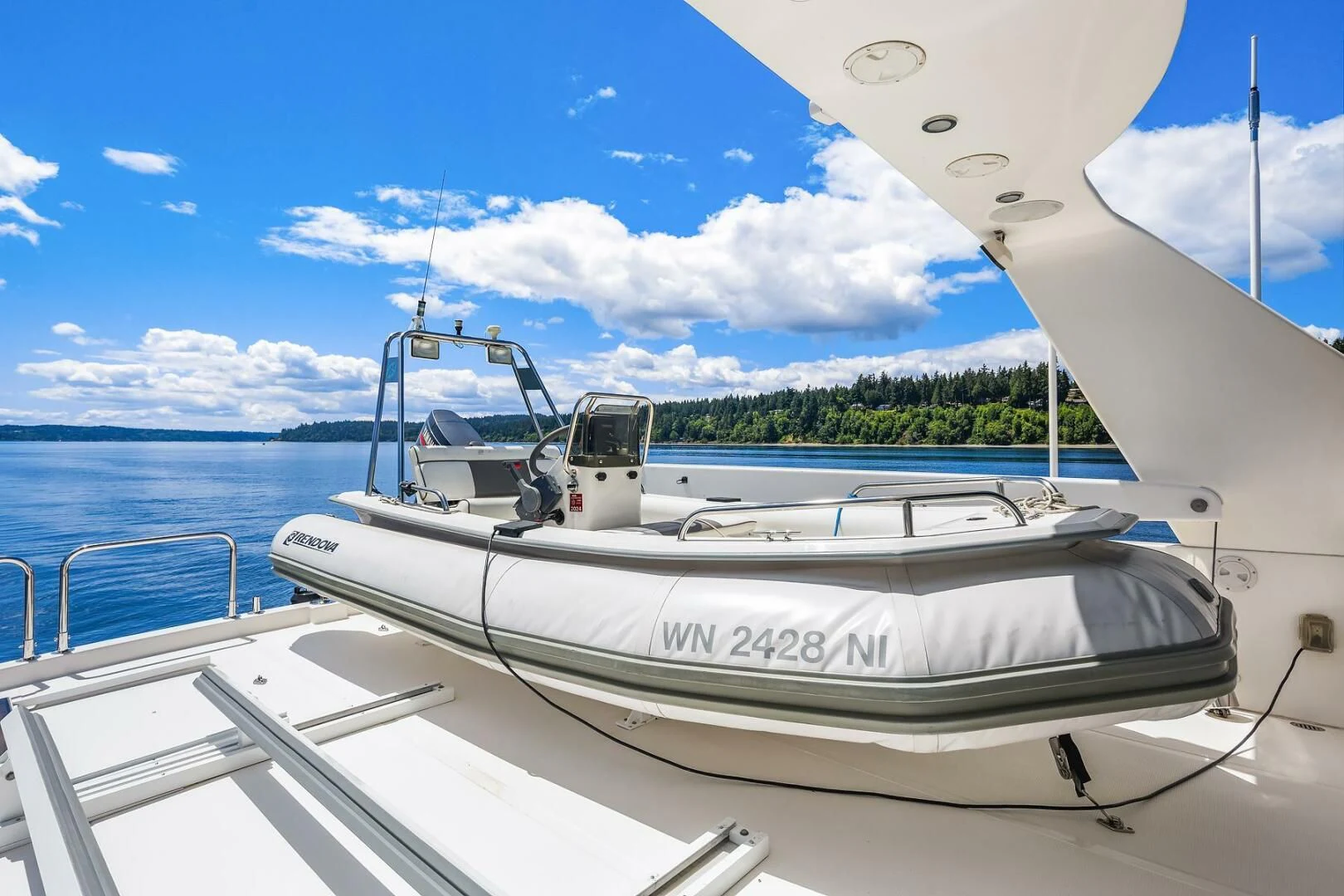 a boat on the water aboard QUE SA-RAH SA-RAH Yacht for Sale