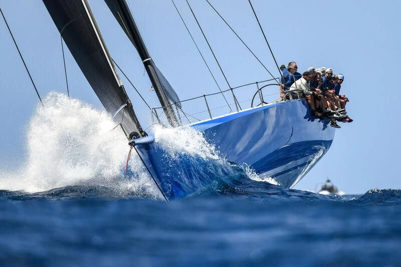 a group of people on a boat aboard DEEP BLUE Yacht for Sale
