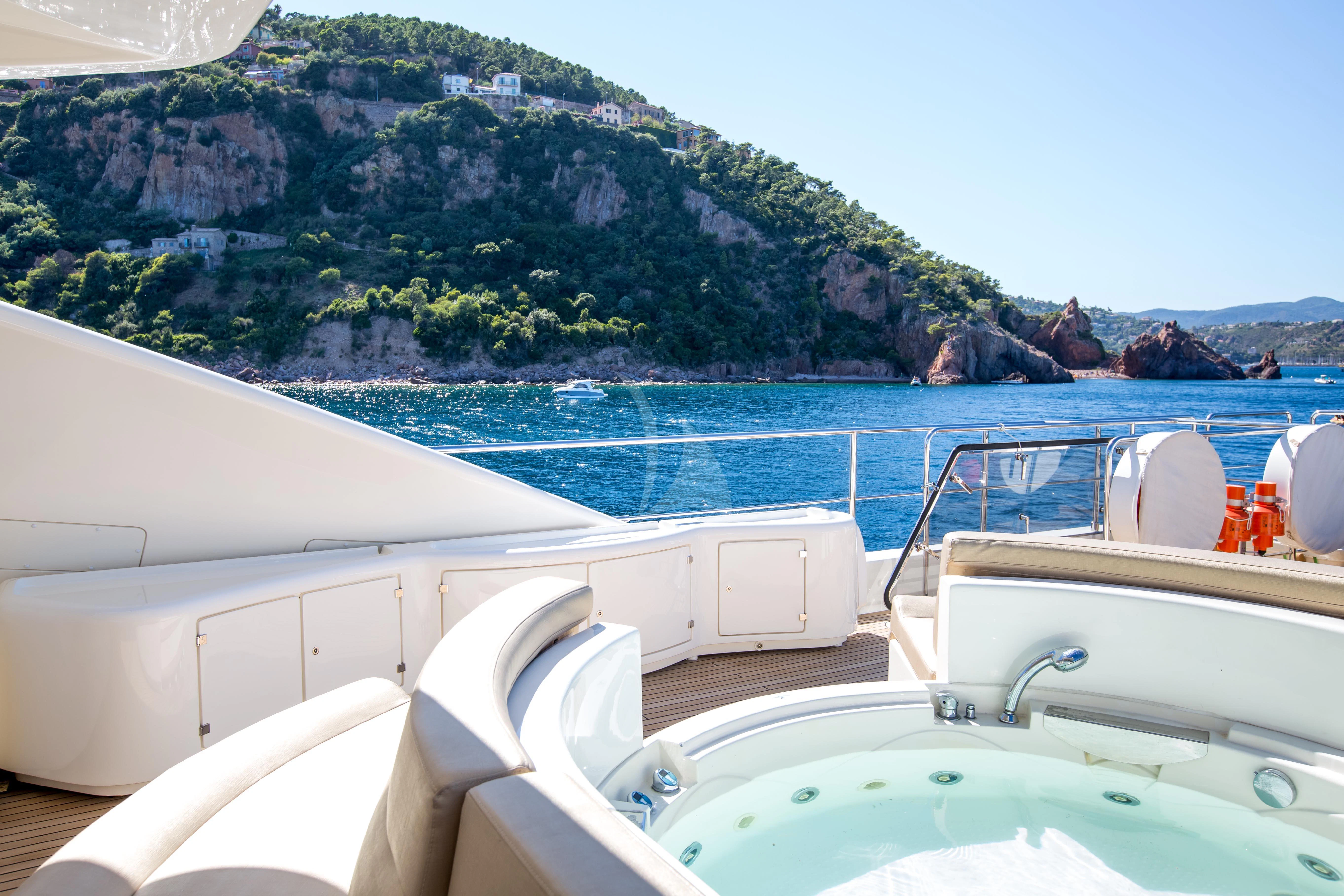 a boat in the water aboard ROBUSTO Yacht for Sale