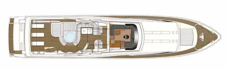 diagram aboard ROBUSTO Yacht for Sale