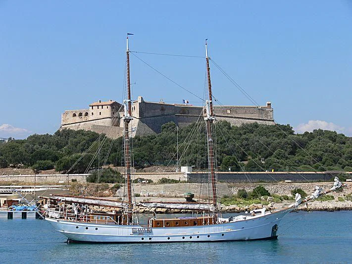 a boat in the water aboard JOSEPH CONRAD Yacht for Sale