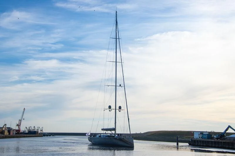 a sailboat on the water aboard ALEA Yacht for Sale