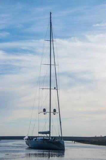 a sailboat on the water aboard ALEA Yacht for Sale