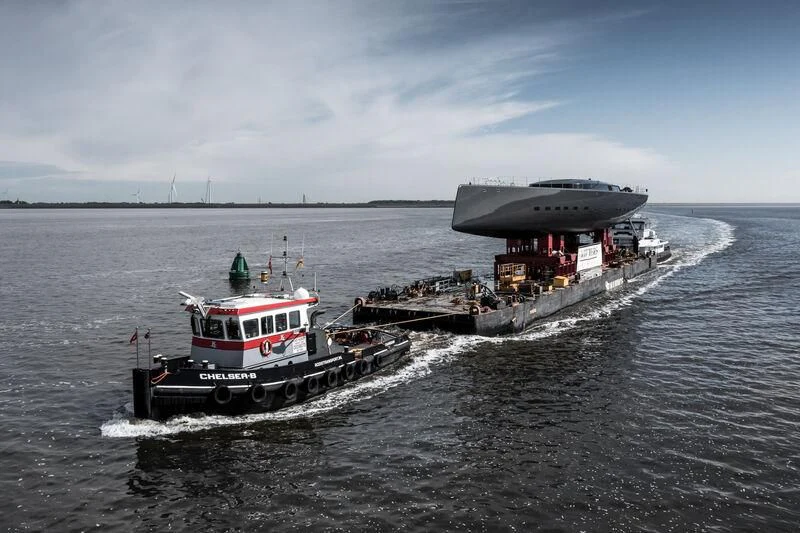 a boat in the water aboard ALEA Yacht for Sale