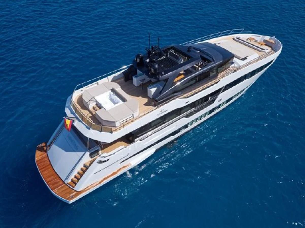 a boat in the water aboard 2021 ASTONDOA 100 CENTURY Yacht for Sale