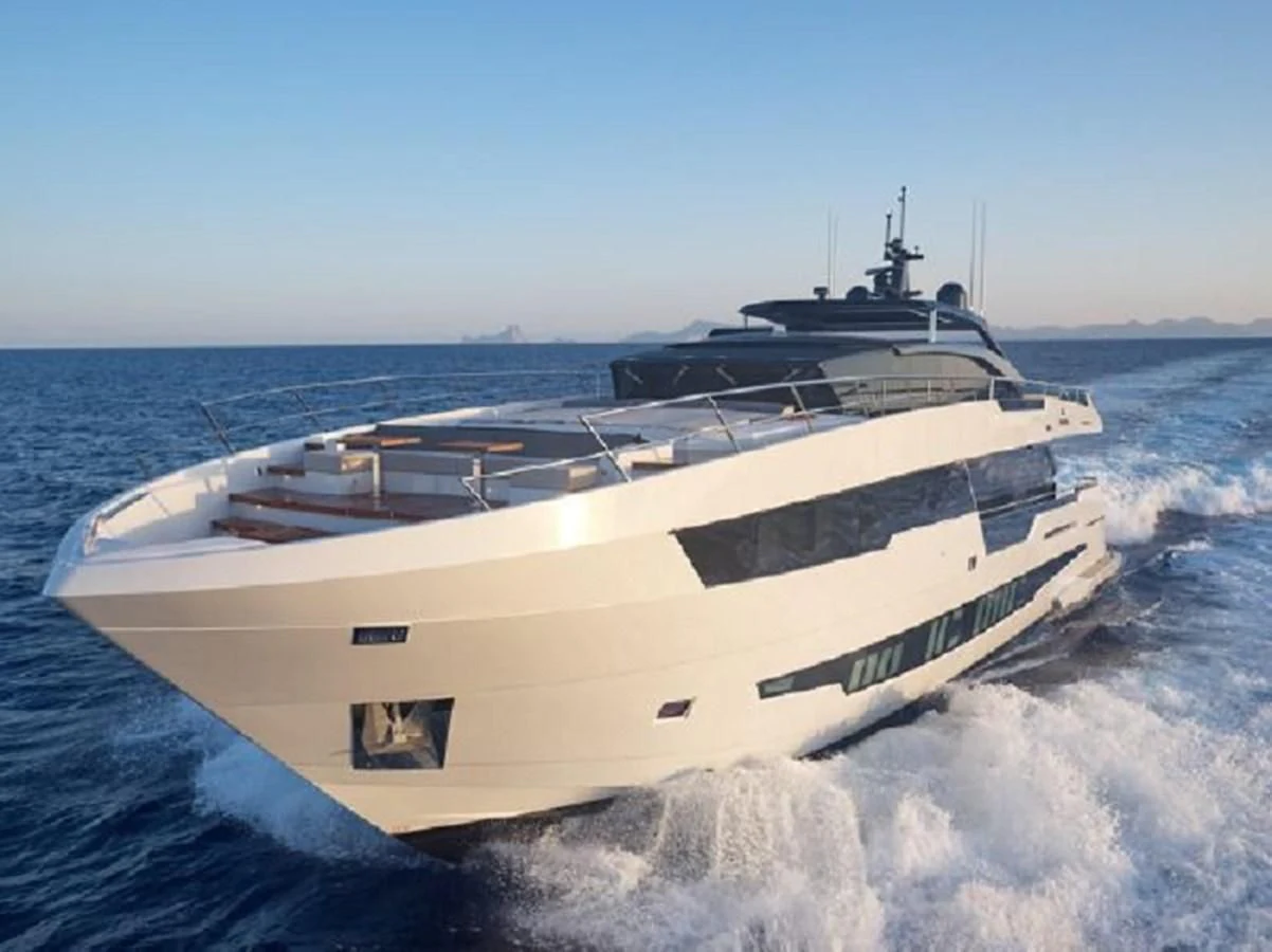 a boat on the water aboard 2021 ASTONDOA 100 CENTURY Yacht for Sale