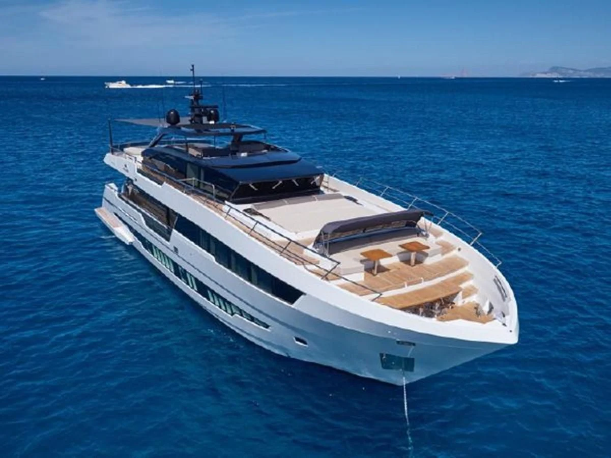 a boat on the water aboard 2021 ASTONDOA 100 CENTURY Yacht for Sale