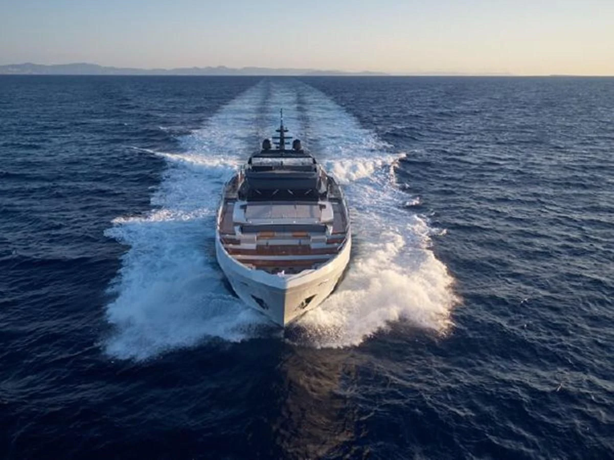 a ship on the water aboard 2021 ASTONDOA 100 CENTURY Yacht for Sale