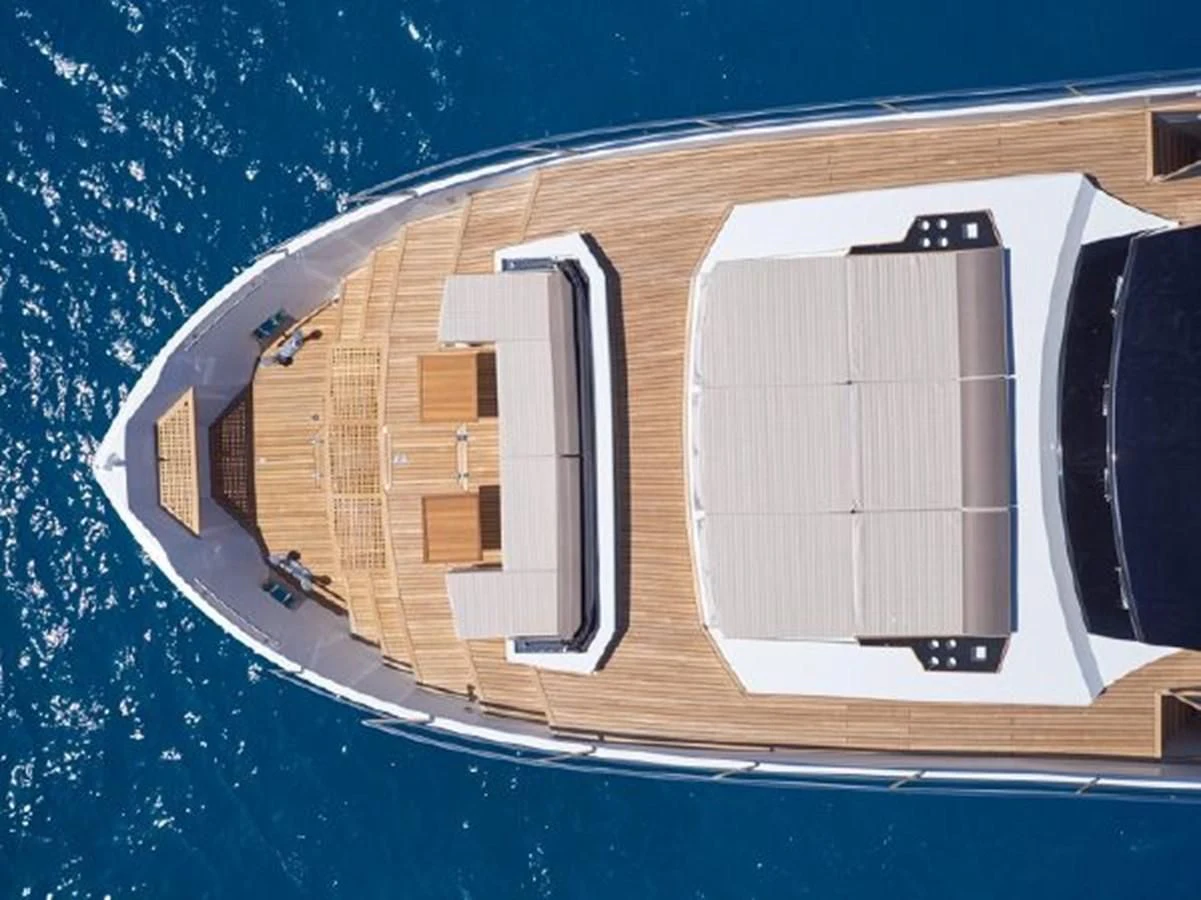 a computer generated image of a space ship aboard 2021 ASTONDOA 100 CENTURY Yacht for Sale