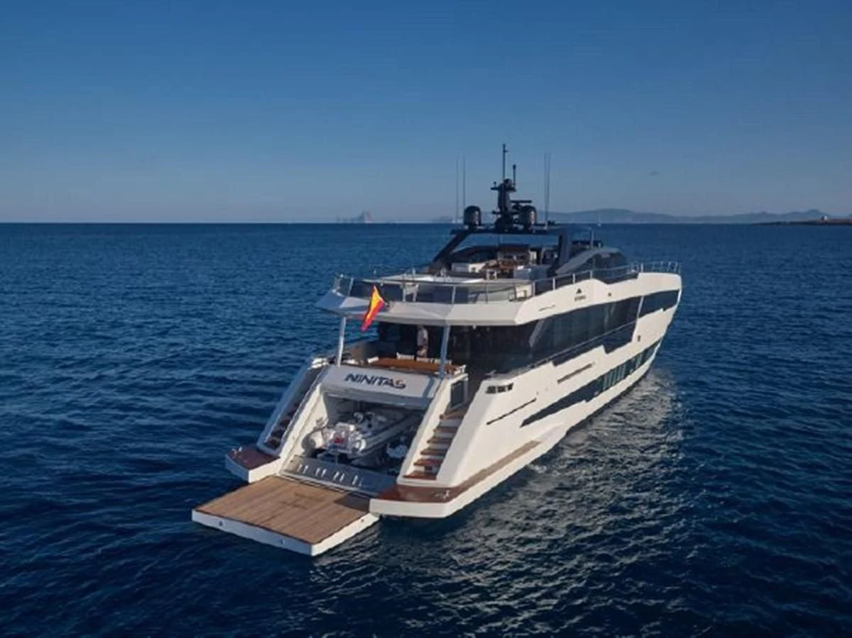 a boat on the water aboard 2021 ASTONDOA 100 CENTURY Yacht for Sale