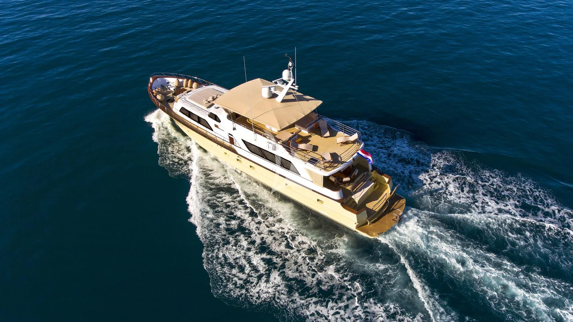 a boat on the water aboard AURIANE Yacht for Sale