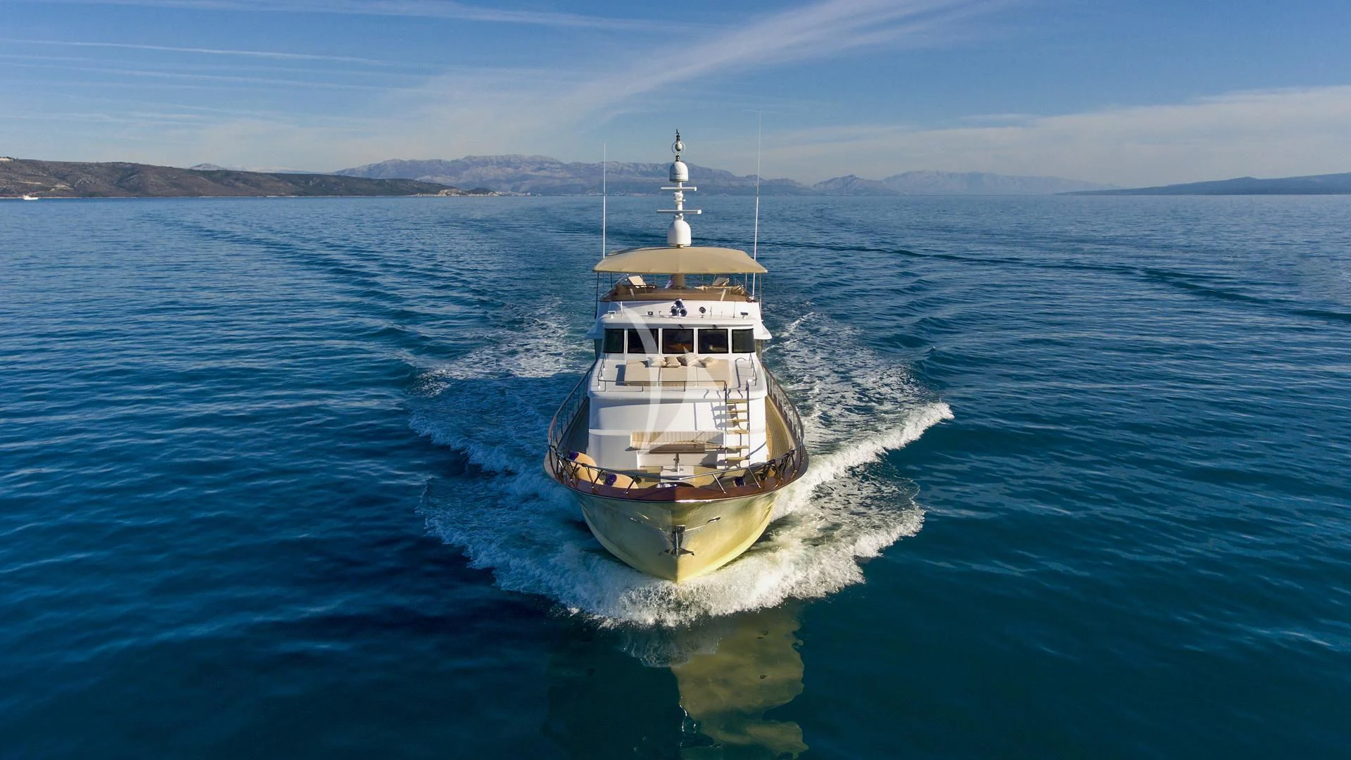 a boat on the water aboard AURIANE Yacht for Sale
