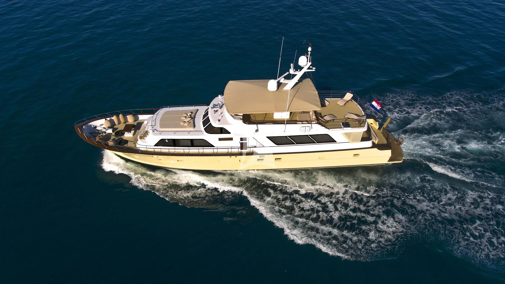 a boat on the water aboard AURIANE Yacht for Sale