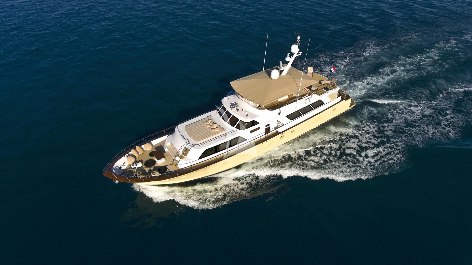 a boat on the water aboard AURIANE Yacht for Sale