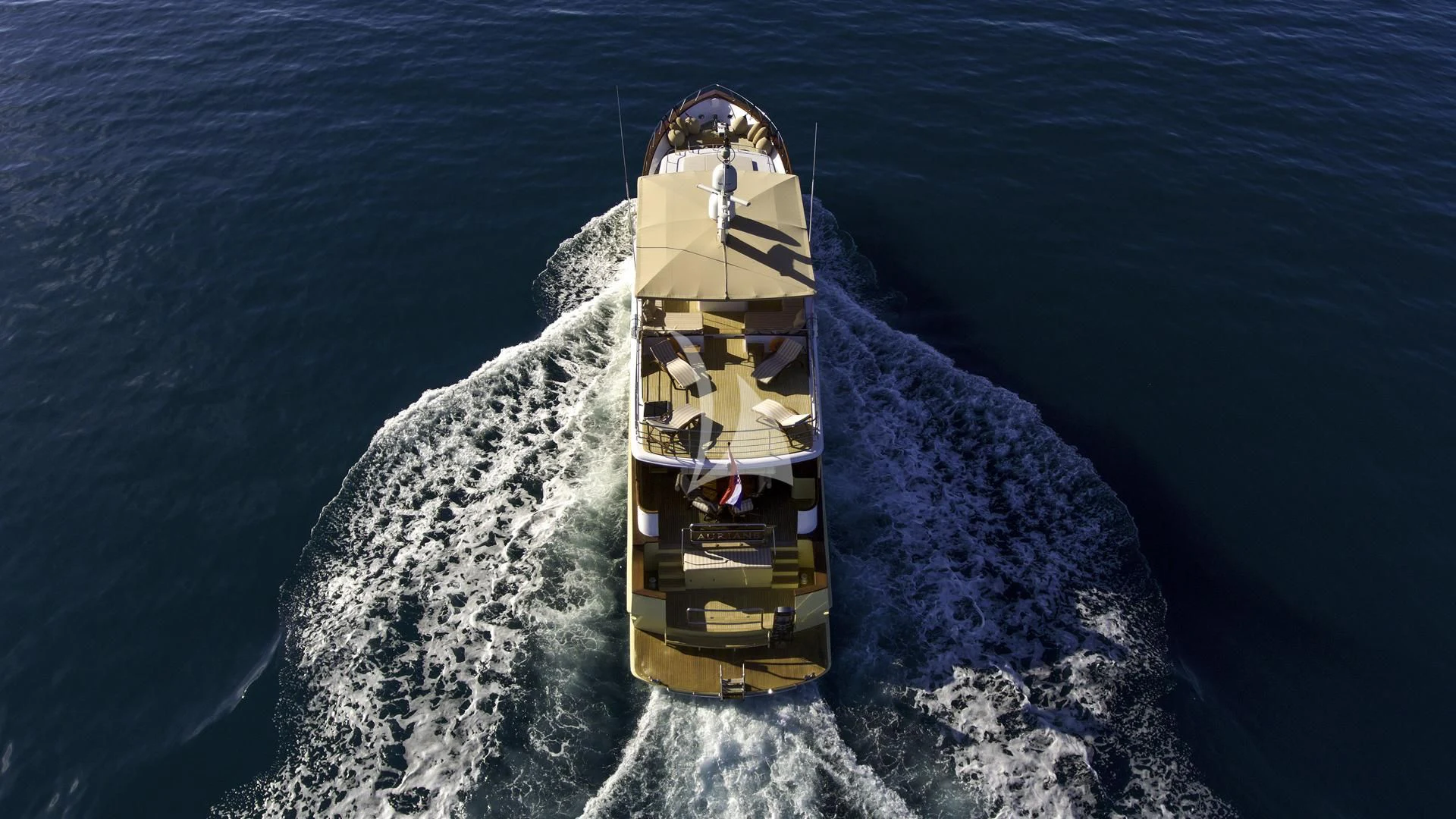 a space shuttle on a surface aboard AURIANE Yacht for Sale