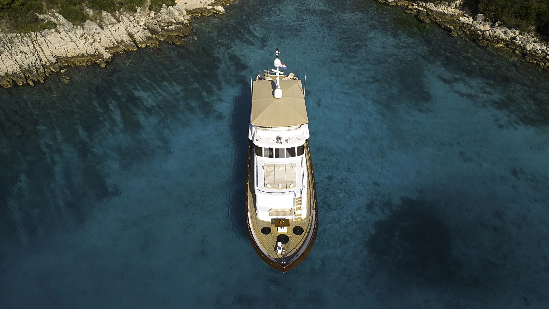 a boat in the water aboard AURIANE Yacht for Sale