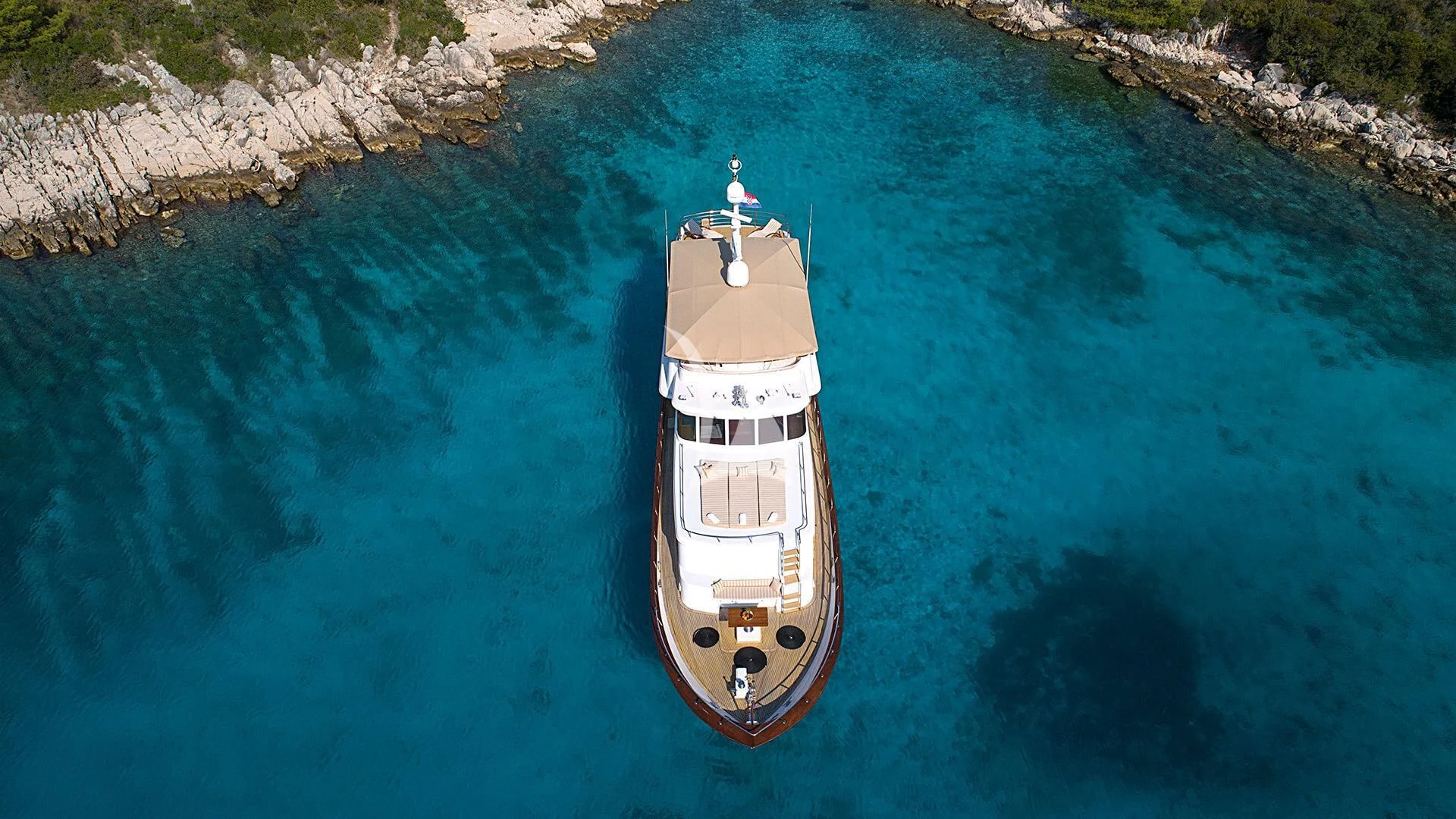 a boat in the water aboard AURIANE Yacht for Sale