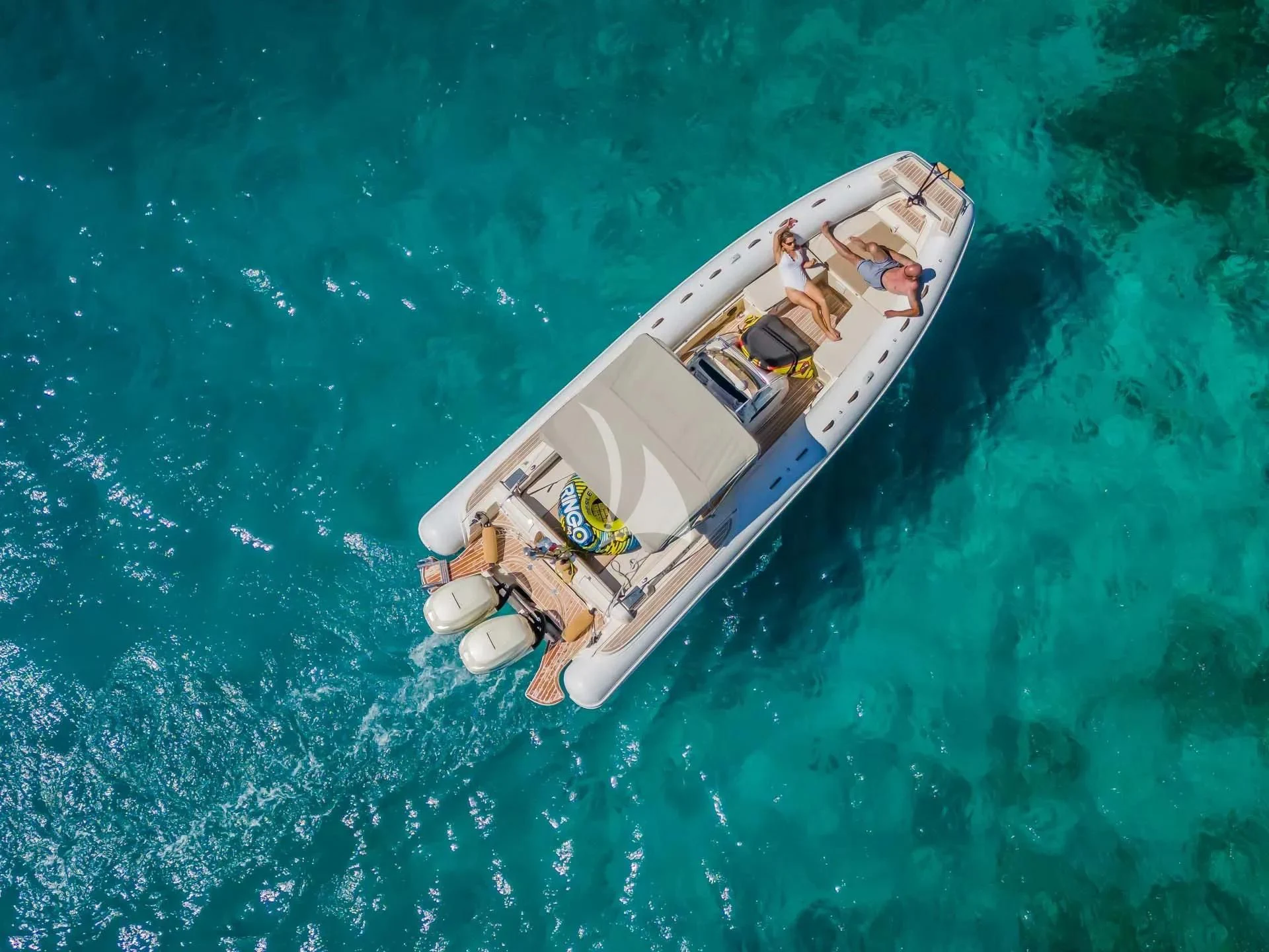 a boat in the water aboard AURIANE Yacht for Sale