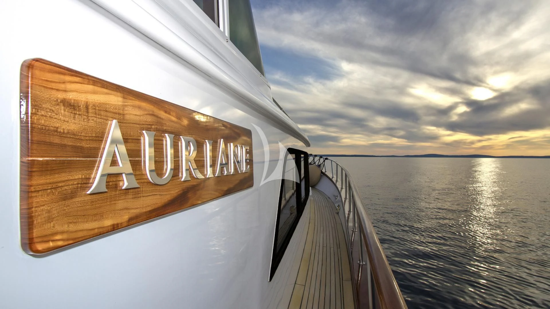 a boat on the water aboard AURIANE Yacht for Sale