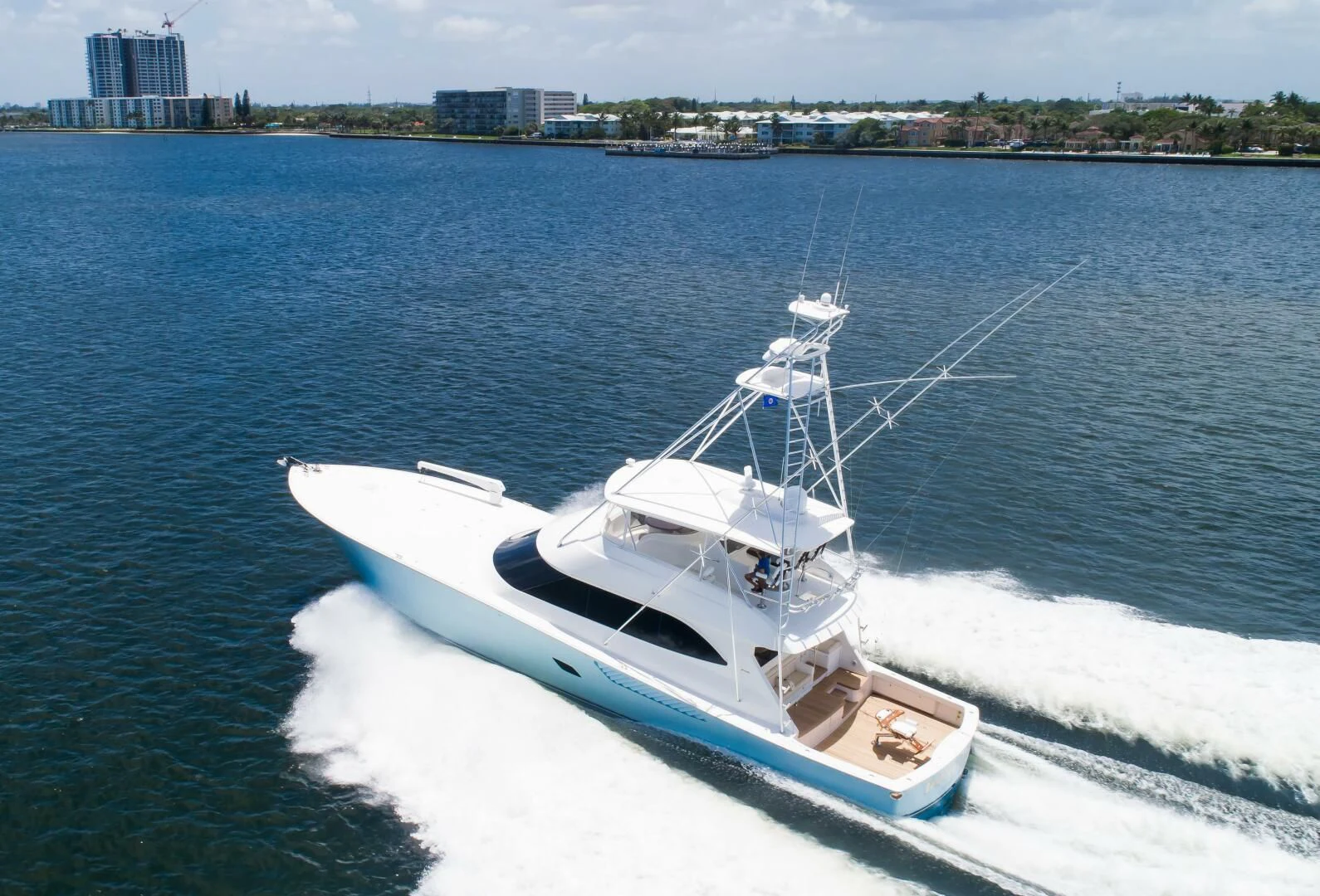 a boat on the water aboard DONE DEAL Yacht for Sale