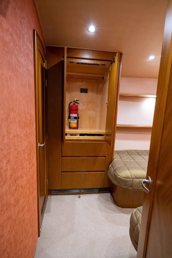 a door with a glass window aboard DONE DEAL Yacht for Sale