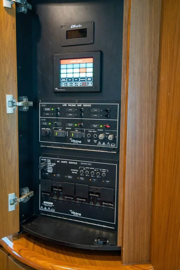 a black machine with buttons aboard DONE DEAL Yacht for Sale