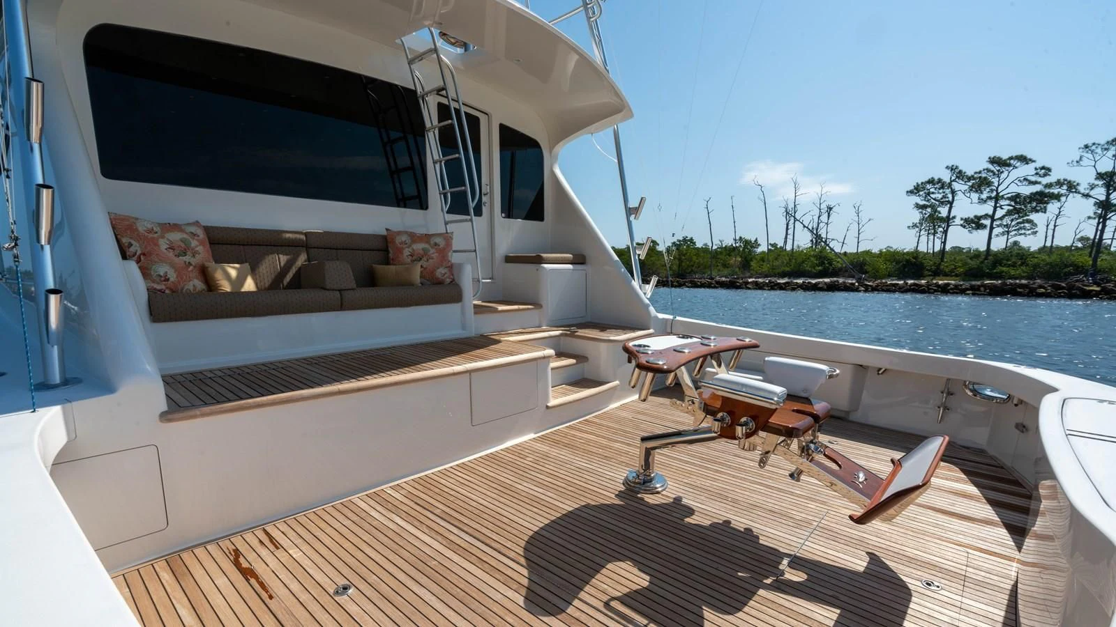 a boat on the water aboard DONE DEAL Yacht for Sale