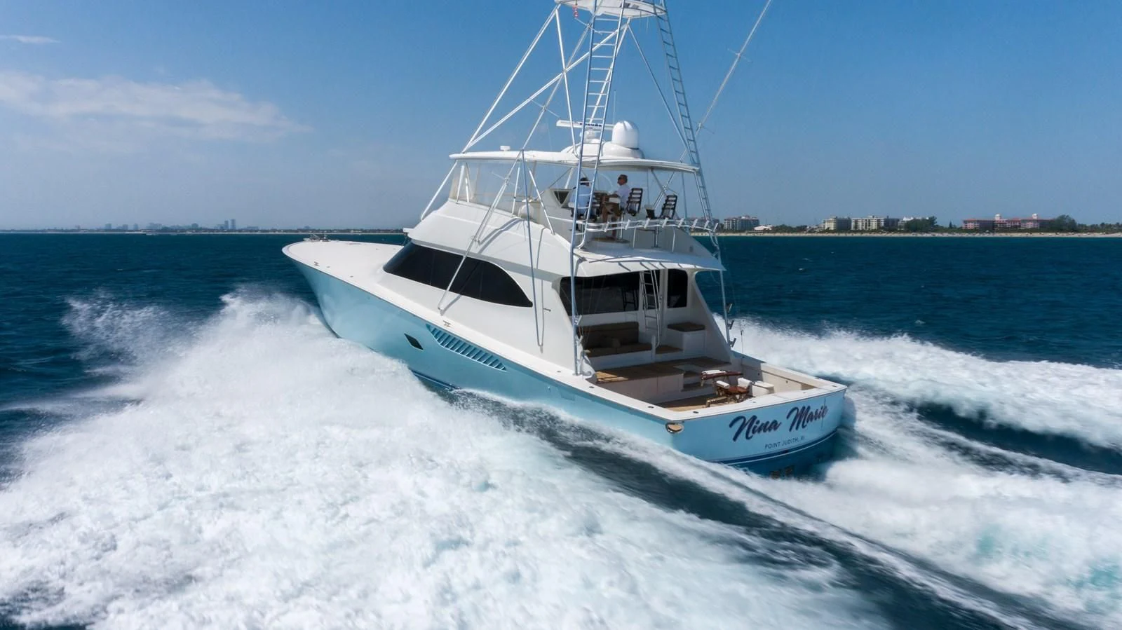 a boat on the water aboard DONE DEAL Yacht for Sale